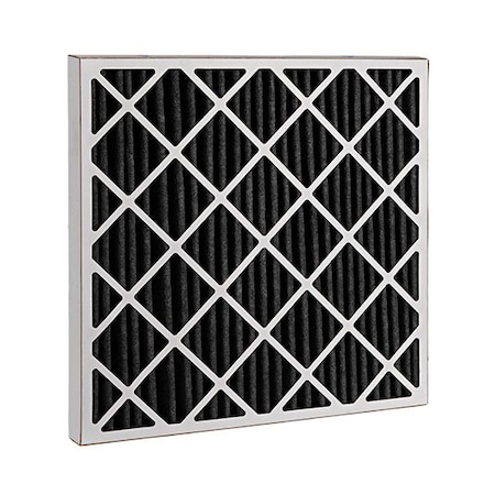 16X20X1 Odor Eliminator Activated Carbon Pleated AC Furnace Air Filter, 6PK